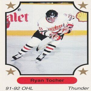 Ryan Tocher - 1991 7th Inning Sketch "Tomorrow's Stars Today" Hockey Card